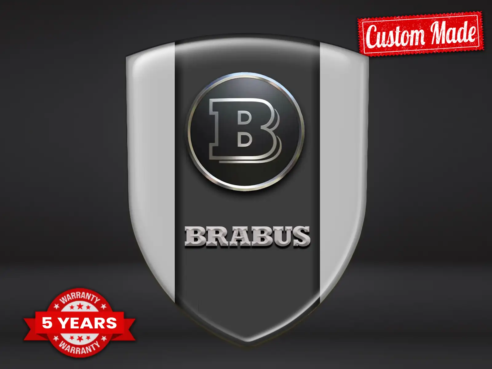 Brabus Personalisierte Logosticker Stilvoll Robust Anpassbar